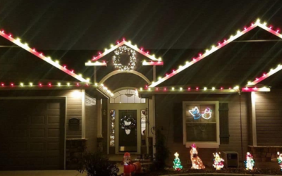 Enchantment of Christmas Lighting in Highlands Ranch, CO with A Good Front Window Cleaning & Pressure Washing