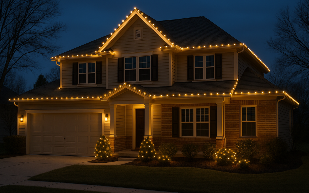 How Should Christmas Lights Be Installed In Lone Tree CO?
